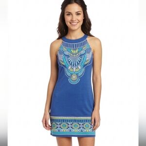 Boho jewel print dress EUC ❤️